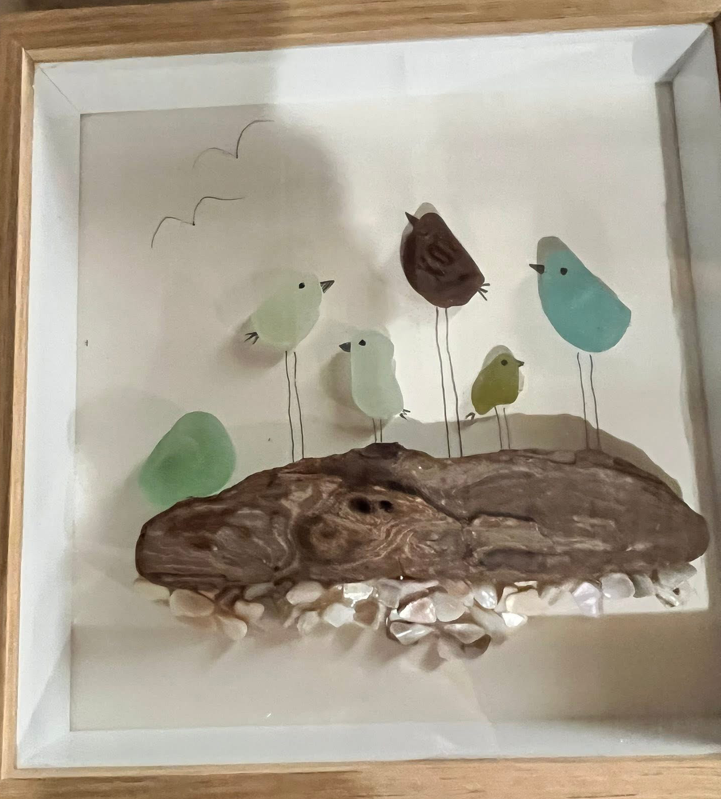 02/07/2026 Saturday @ 10:00 a.m. Shadow Box Sea Glass Art