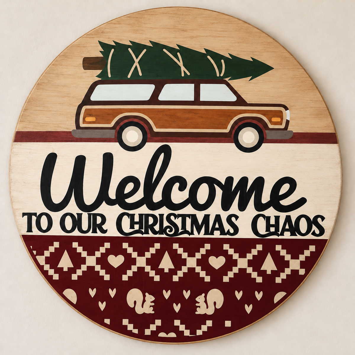 10/29/26 - Thursday - 5:30 p.m.  🎄🖌️ Sleigh Your Front Door: Christmas 3D Door Hanger Painting Party!🎄🖌️