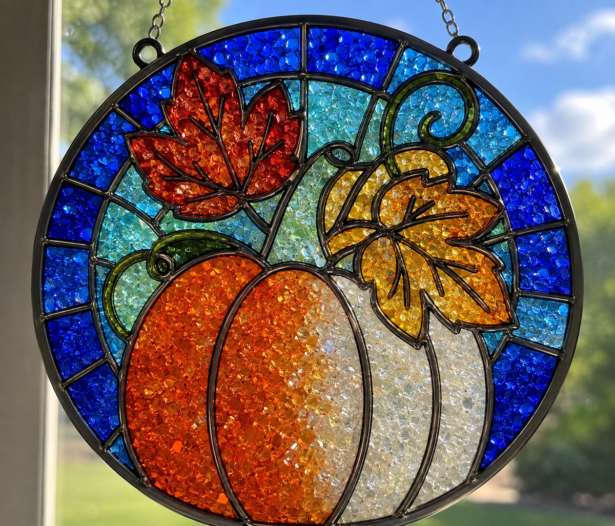 9/13/2026 - Sunday @ 1:00 pm ✨ 🌈Faux Stained Glass Suncatcher Workshop! 🌈✨