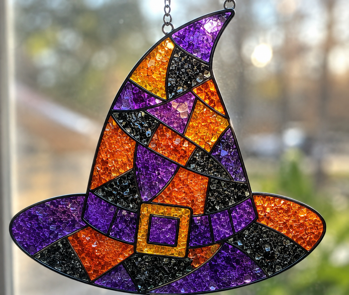 9/13/2026 - Sunday @ 1:00 pm ✨ 🌈Faux Stained Glass Suncatcher Workshop! 🌈✨