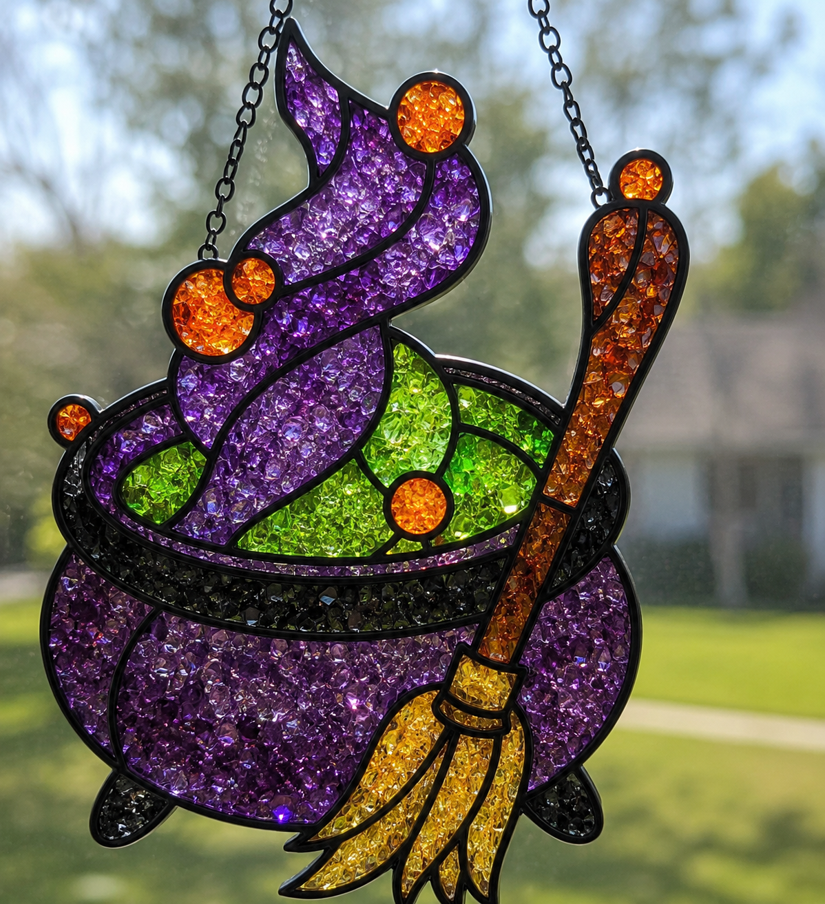 9/13/2026 - Sunday @ 1:00 pm ✨ 🌈Faux Stained Glass Suncatcher Workshop! 🌈✨