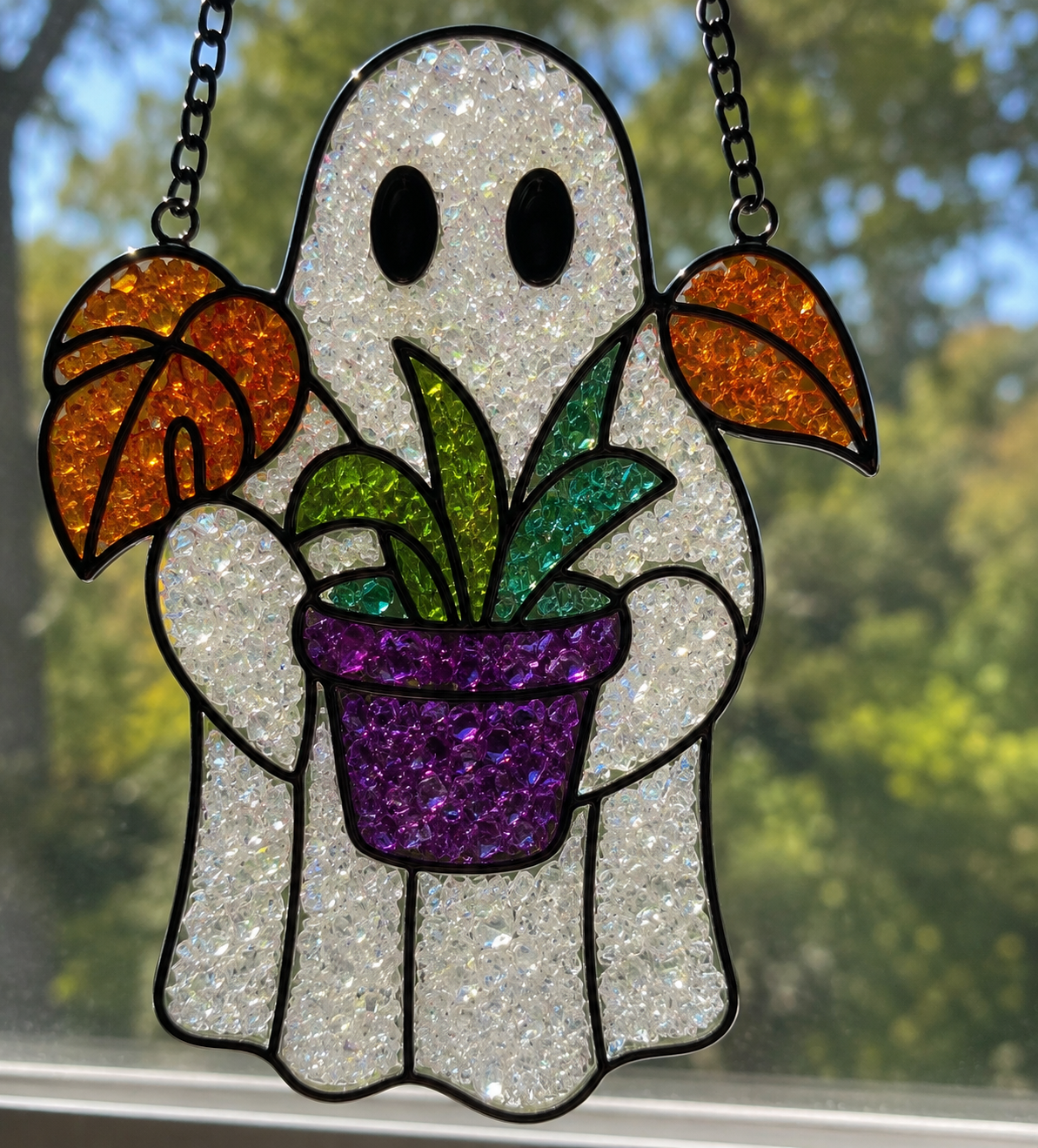 9/13/2026 - Sunday @ 1:00 pm ✨ 🌈Faux Stained Glass Suncatcher Workshop! 🌈✨
