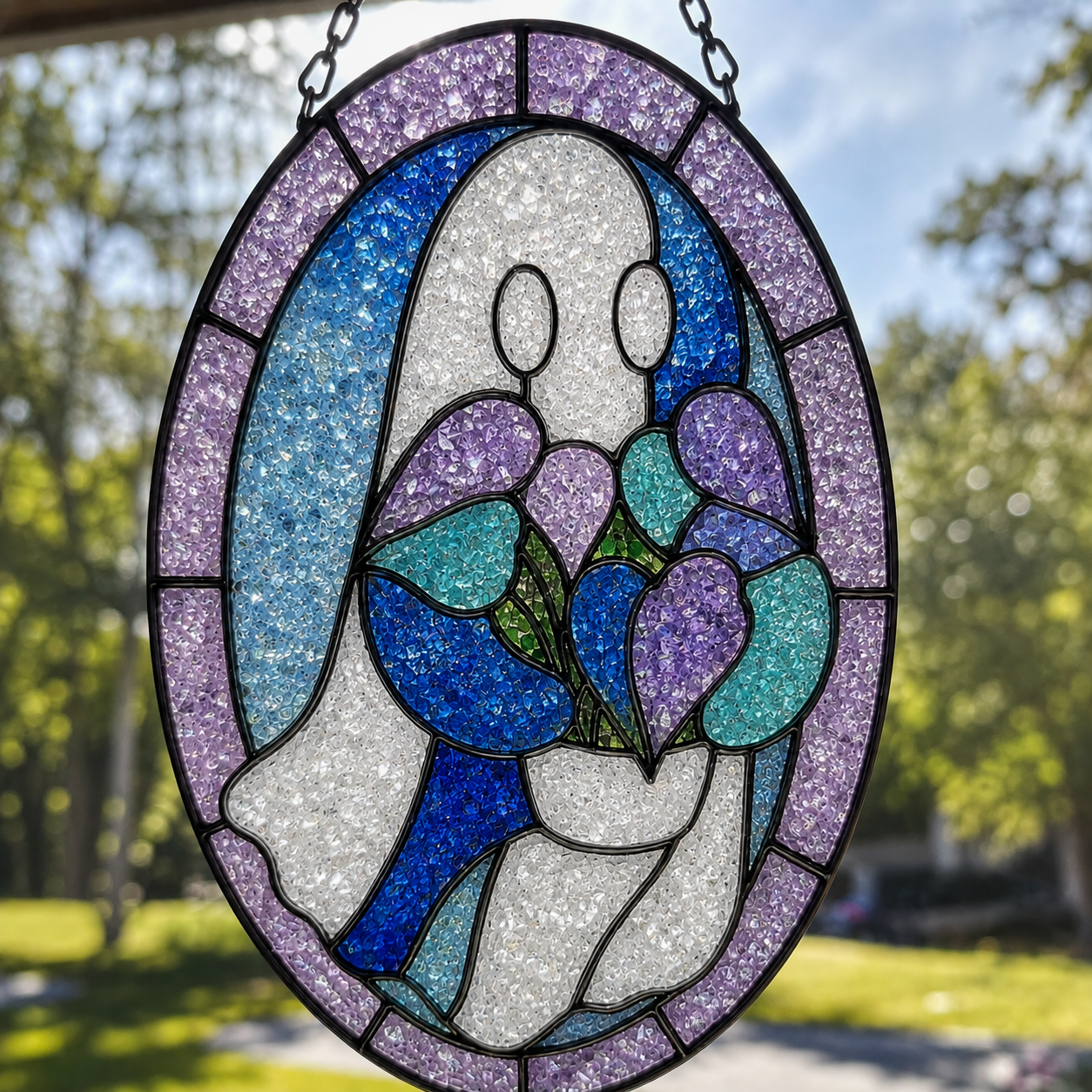 9/13/2026 - Sunday @ 1:00 pm ✨ 🌈Faux Stained Glass Suncatcher Workshop! 🌈✨