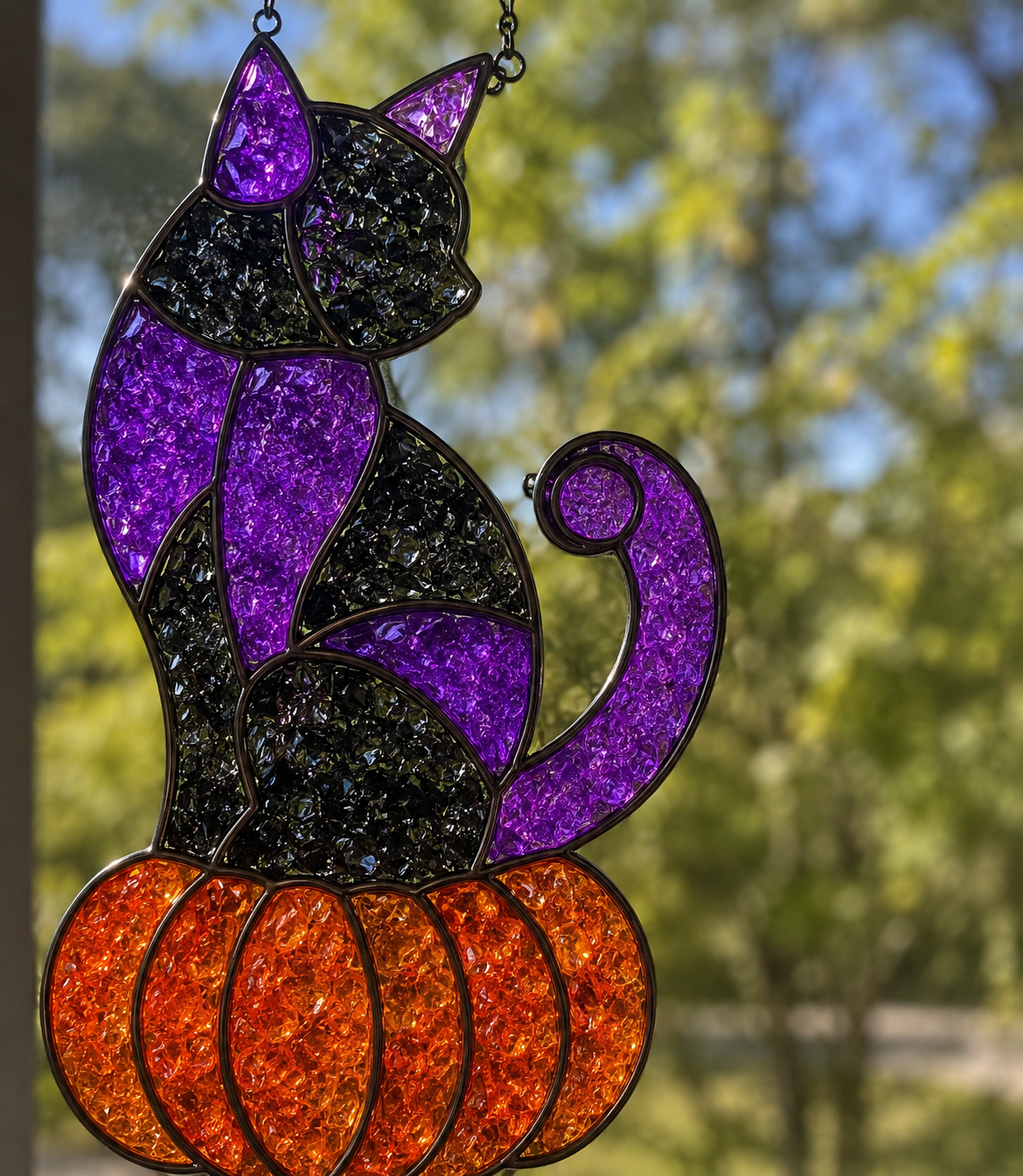 9/13/2026 - Sunday @ 1:00 pm ✨ 🌈Faux Stained Glass Suncatcher Workshop! 🌈✨