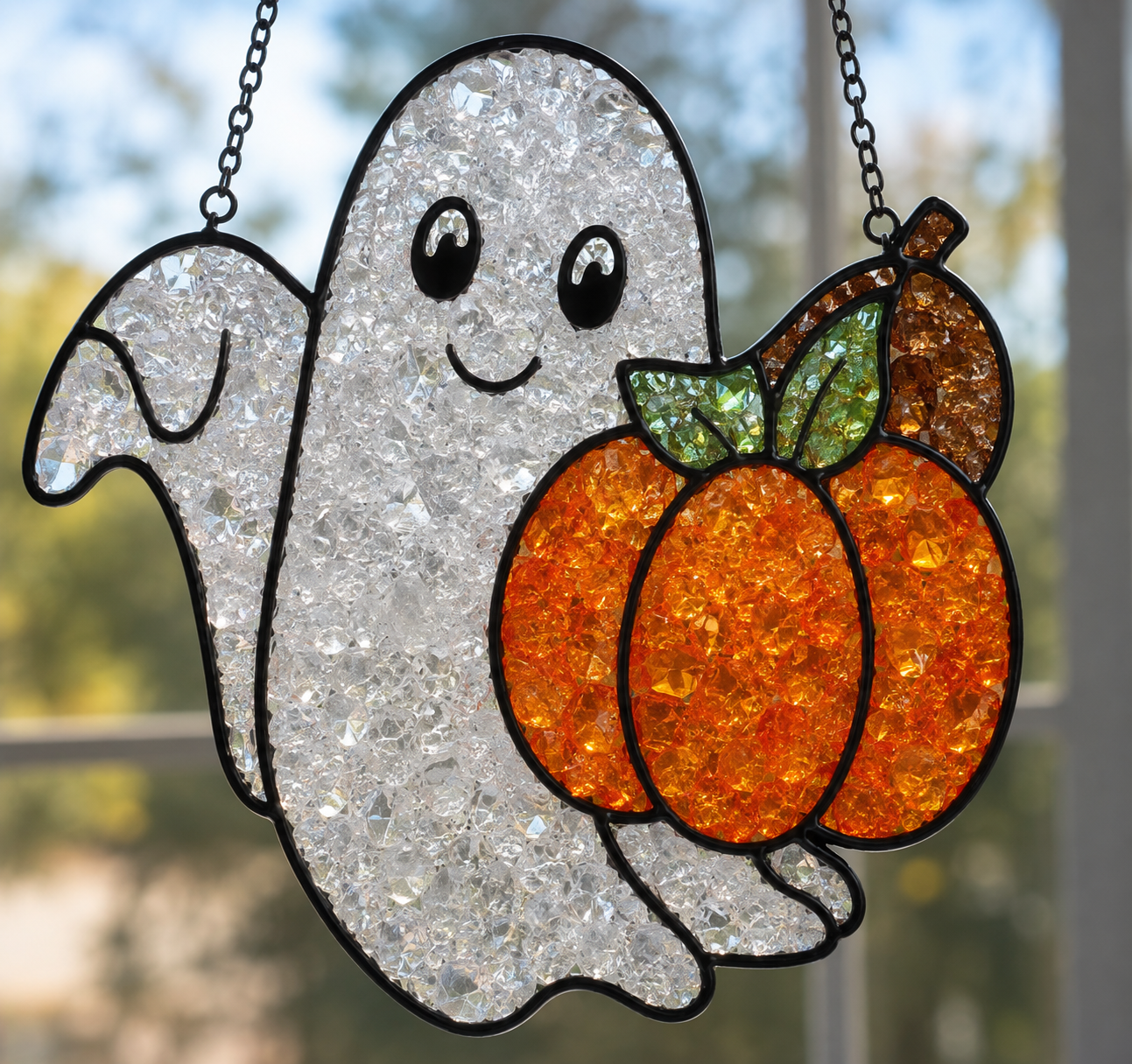 9/13/2026 - Sunday @ 1:00 pm ✨ 🌈Faux Stained Glass Suncatcher Workshop! 🌈✨