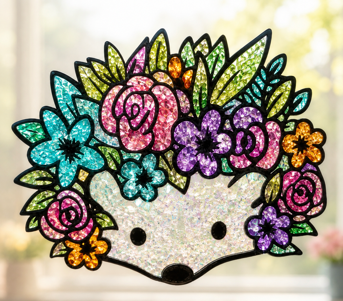 9/13/2026 - Sunday @ 1:00 pm ✨ 🌈Faux Stained Glass Suncatcher Workshop! 🌈✨