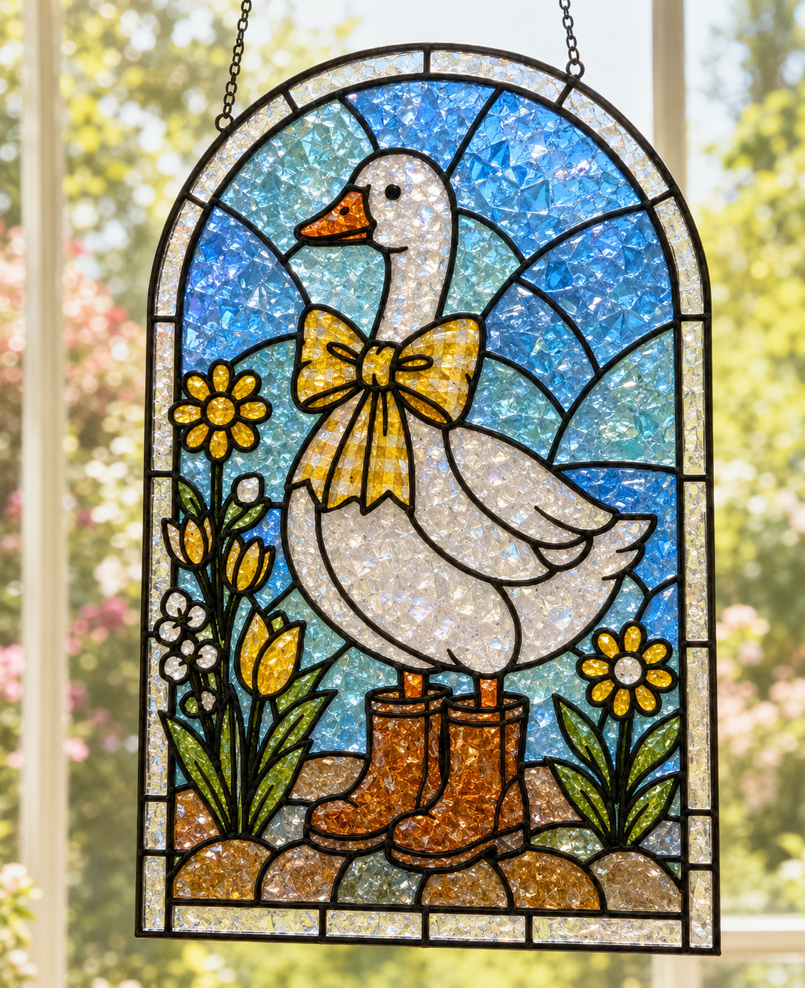 9/13/2026 - Sunday @ 1:00 pm ✨ 🌈Faux Stained Glass Suncatcher Workshop! 🌈✨