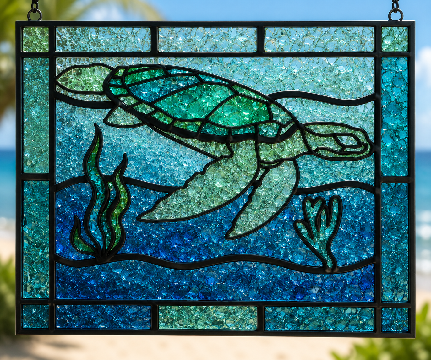 9/13/2026 - Sunday @ 1:00 pm ✨ 🌈Faux Stained Glass Suncatcher Workshop! 🌈✨