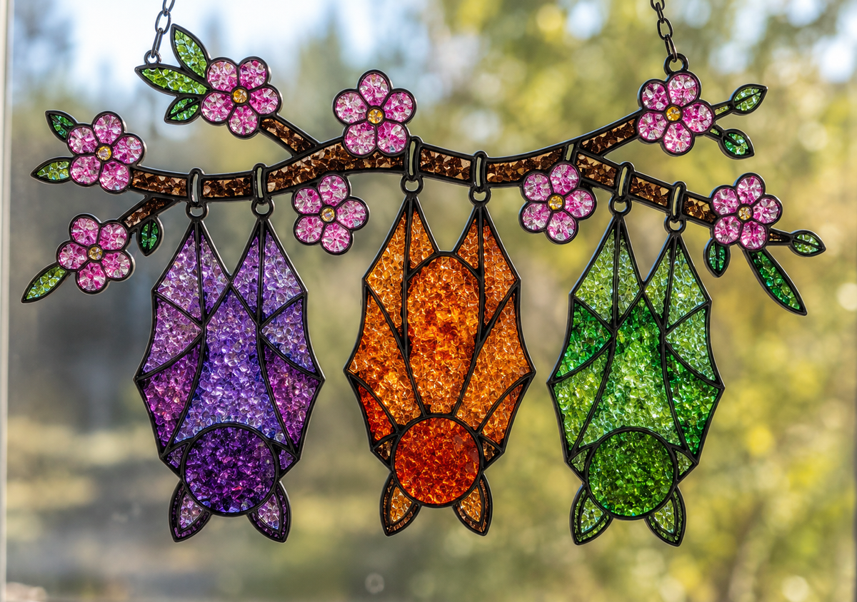 9/13/2026 - Sunday @ 1:00 pm ✨ 🌈Faux Stained Glass Suncatcher Workshop! 🌈✨