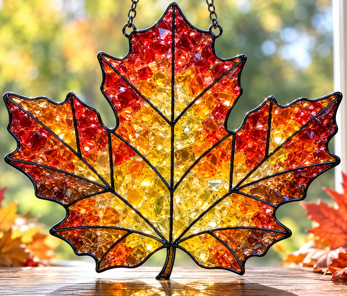 9/13/2026 - Sunday @ 1:00 pm ✨ 🌈Faux Stained Glass Suncatcher Workshop! 🌈✨