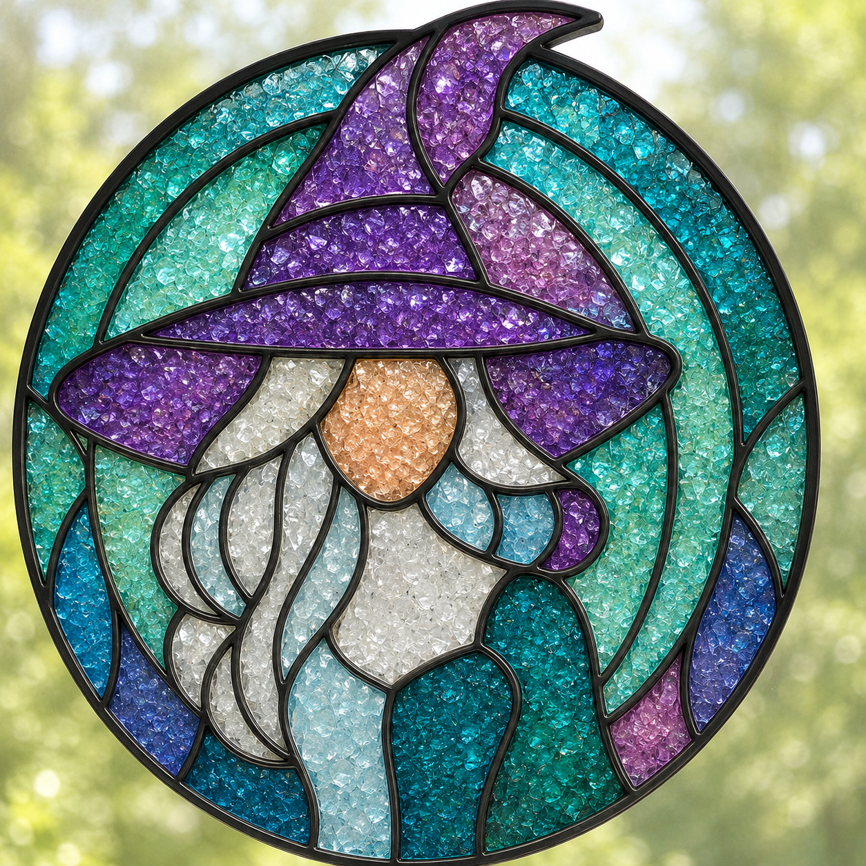 9/13/2026 - Sunday @ 1:00 pm ✨ 🌈Faux Stained Glass Suncatcher Workshop! 🌈✨