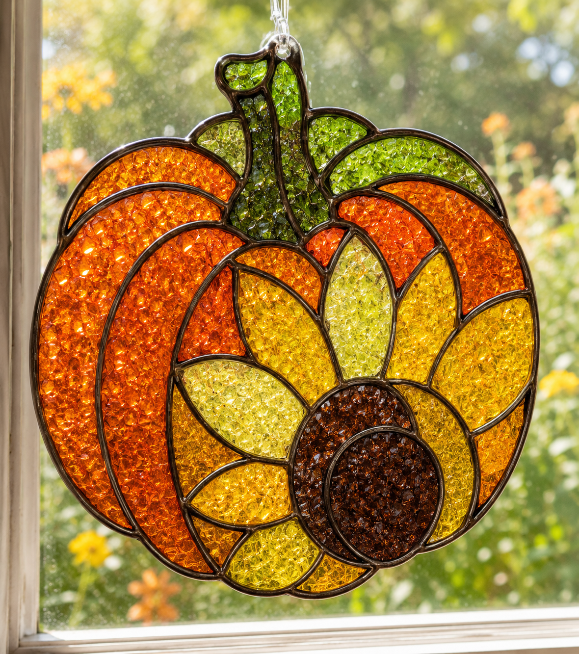 9/13/2026 - Sunday @ 1:00 pm ✨ 🌈Faux Stained Glass Suncatcher Workshop! 🌈✨
