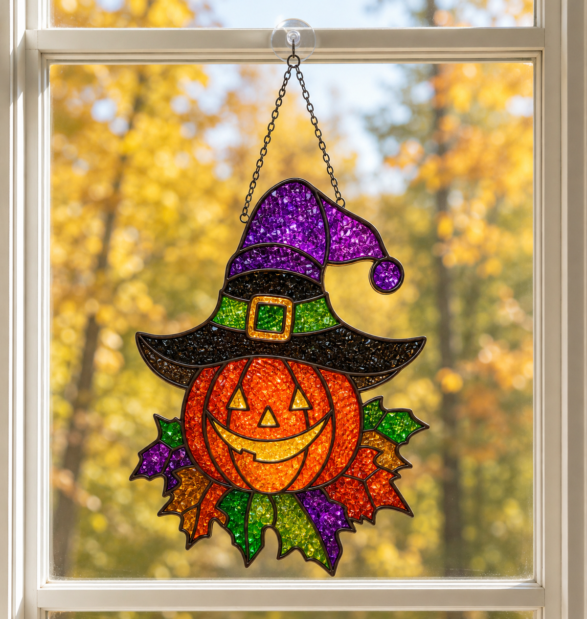 9/13/2026 - Sunday @ 1:00 pm ✨ 🌈Faux Stained Glass Suncatcher Workshop! 🌈✨