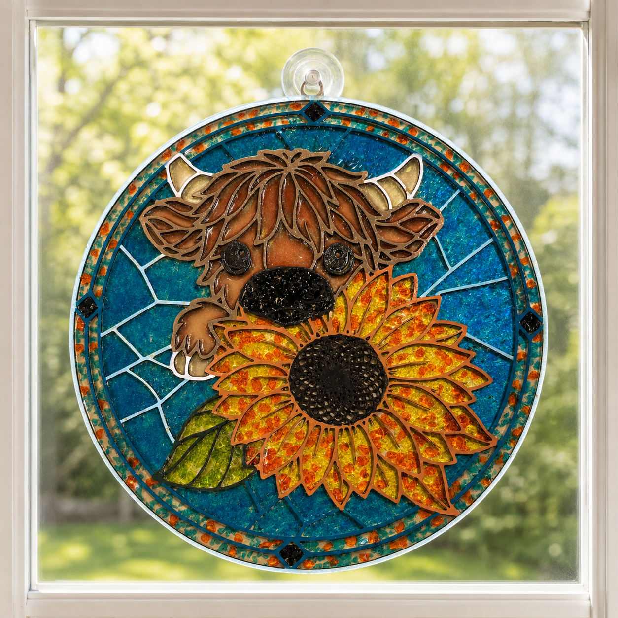 9/13/2026 - Sunday @ 1:00 pm ✨ 🌈Faux Stained Glass Suncatcher Workshop! 🌈✨