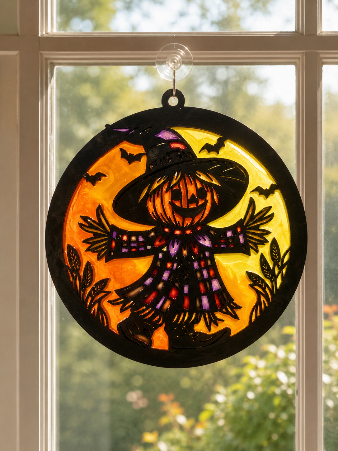9/13/2026 - Sunday @ 1:00 pm ✨ 🌈Faux Stained Glass Suncatcher Workshop! 🌈✨