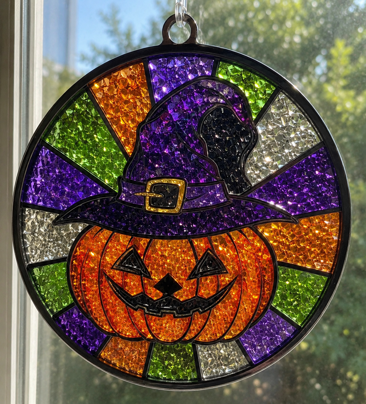 9/13/2026 - Sunday @ 1:00 pm ✨ 🌈Faux Stained Glass Suncatcher Workshop! 🌈✨