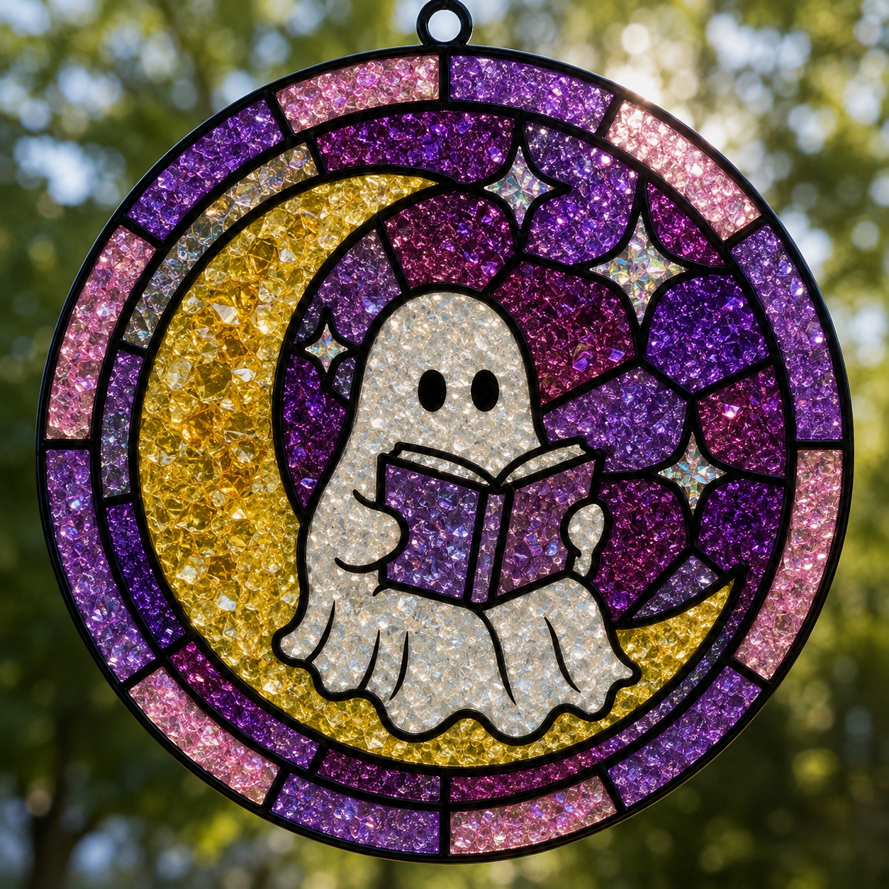 9/13/2026 - Sunday @ 1:00 pm ✨ 🌈Faux Stained Glass Suncatcher Workshop! 🌈✨