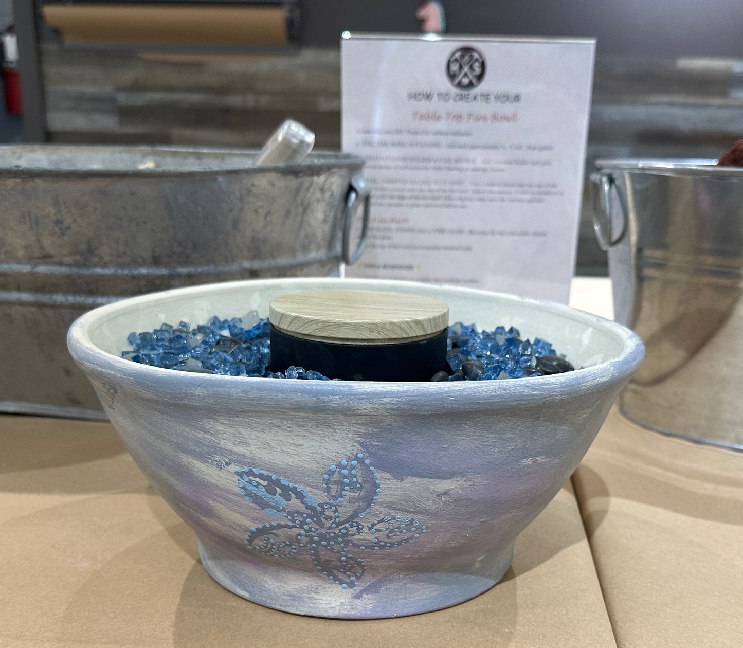 8/8/26 - Saturday @ 11:30 a.m. - Table Top Fire Bowl