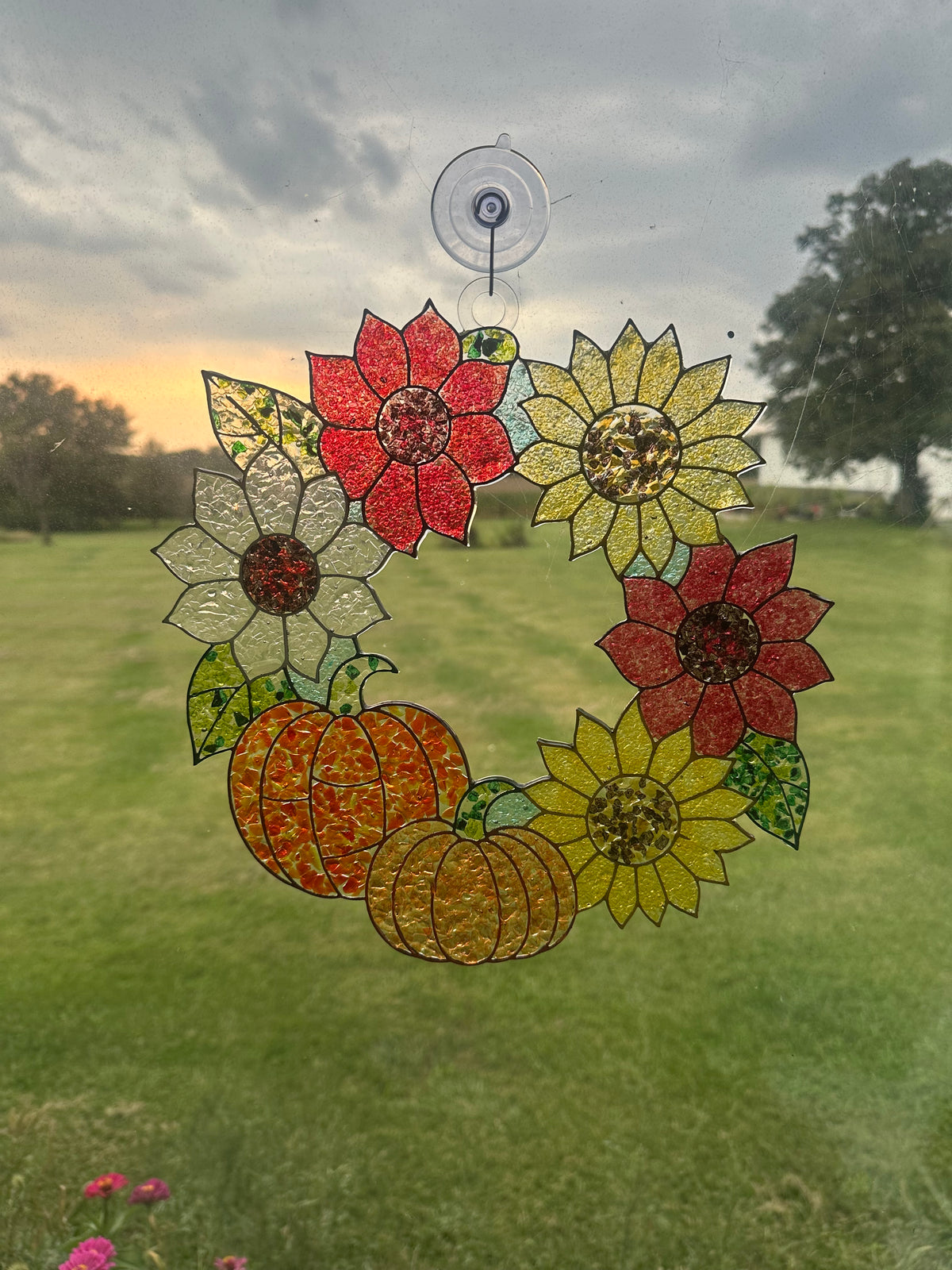 10/11/2026 - Sunday @ 10:00 am Catch the Light: Faux Stained Glass Suncatcher Workshop ✨