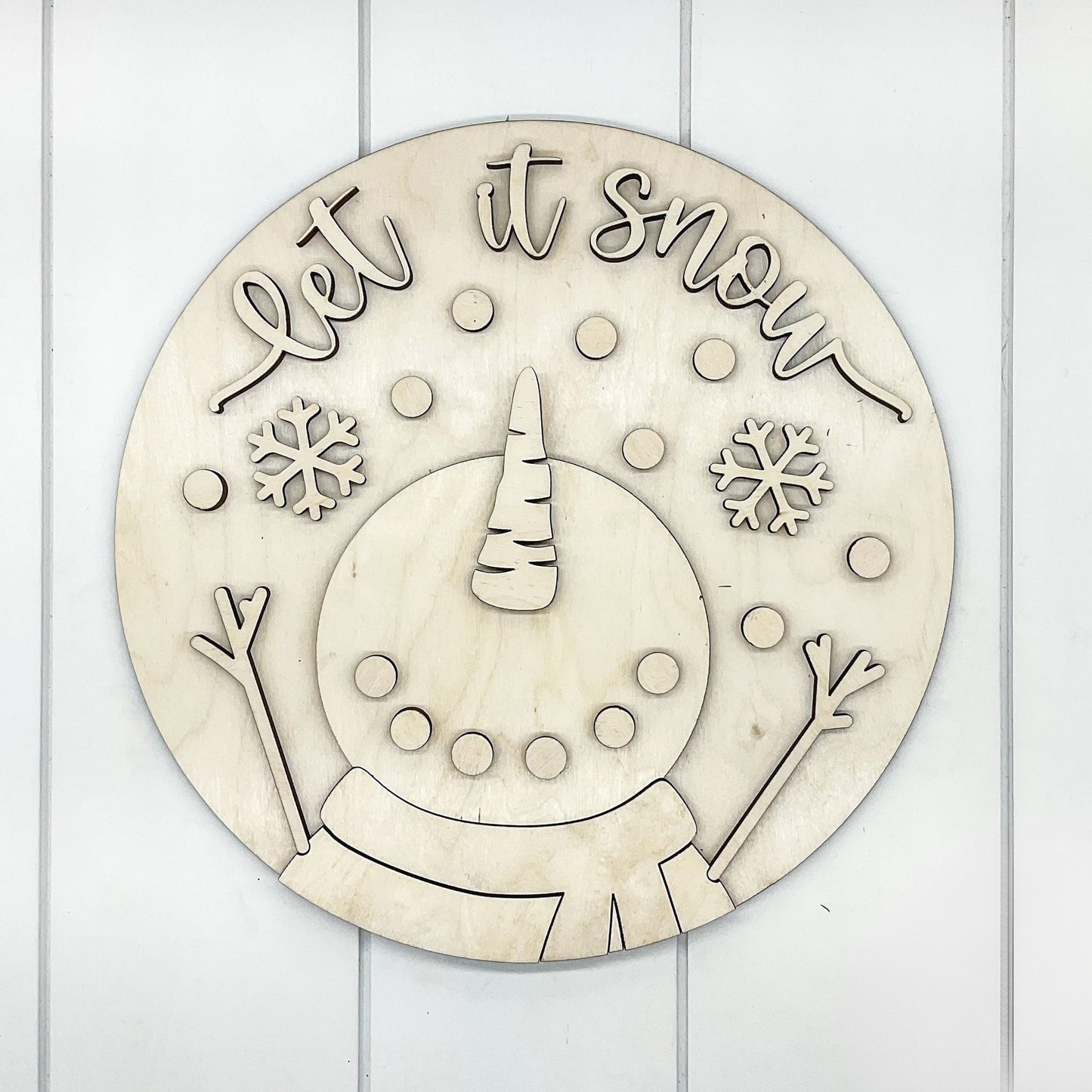 Let it Snow Snowman