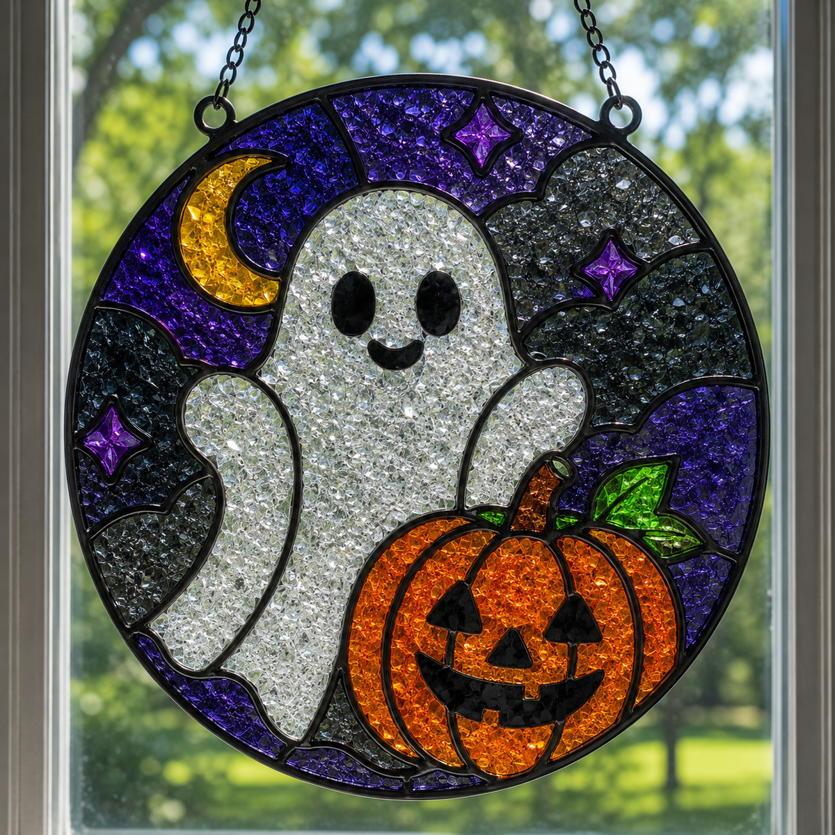 9/13/2026 - Sunday @ 1:00 pm ✨ 🌈Faux Stained Glass Suncatcher Workshop! 🌈✨