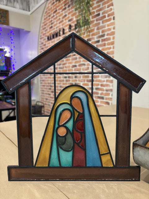 10/11/2026 - Sunday @ 10:00 am Catch the Light: Faux Stained Glass Suncatcher Workshop ✨