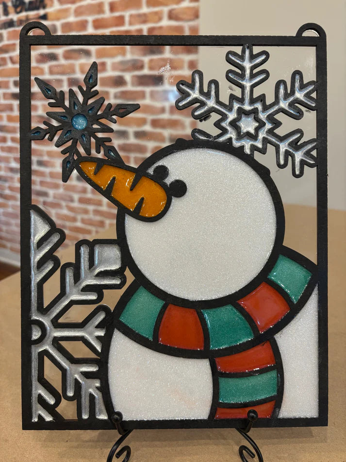 10/11/2026 - Sunday @ 10:00 am Catch the Light: Faux Stained Glass Suncatcher Workshop ✨